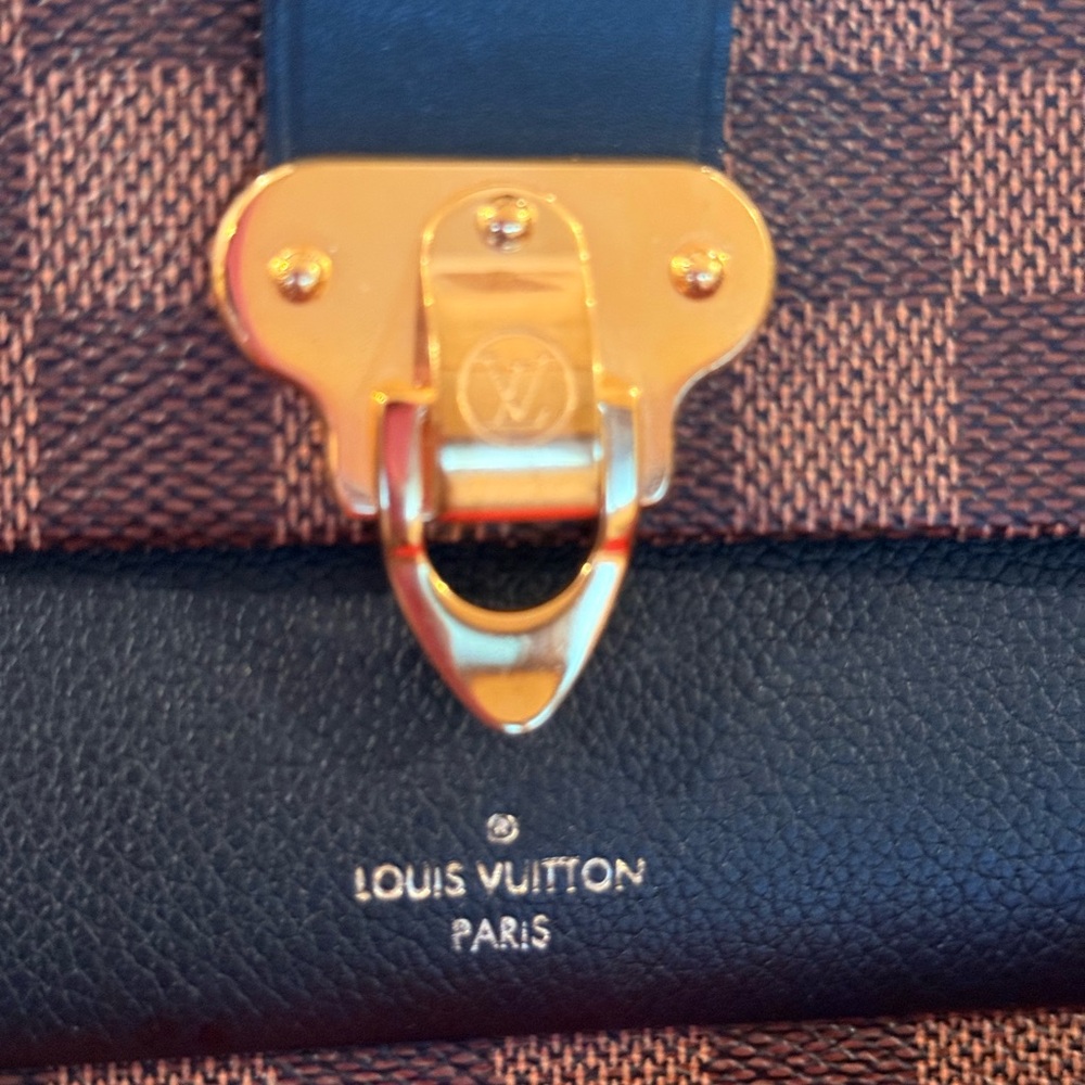 Louis Vuitton Checkered Brown and Black Crossbody Bag - Picture 11 of 11